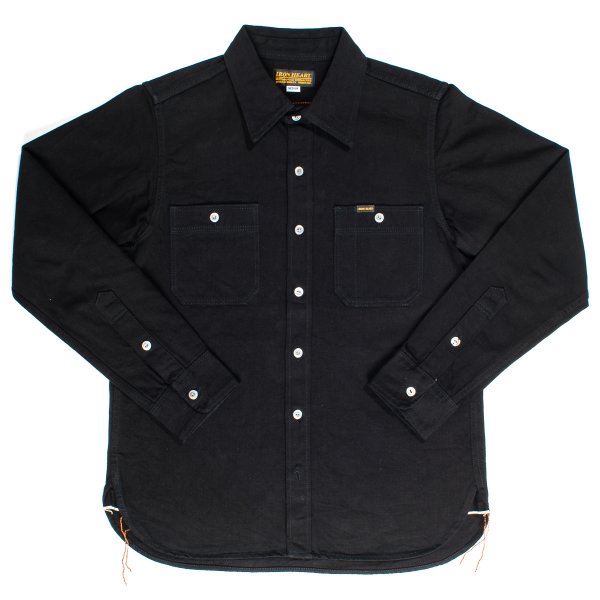 IHSH-95 | Iron Heart 12oz Black Denim Work shirt