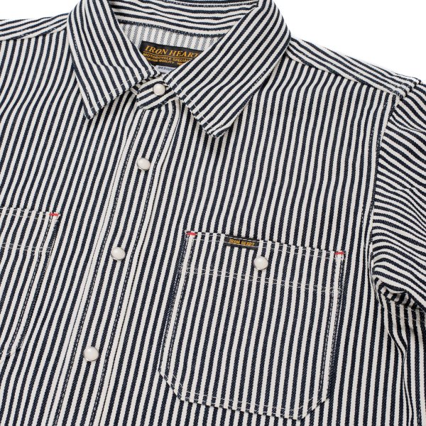 IHSH-91 | Iron Heart New Hickory Stripe Work Shirt