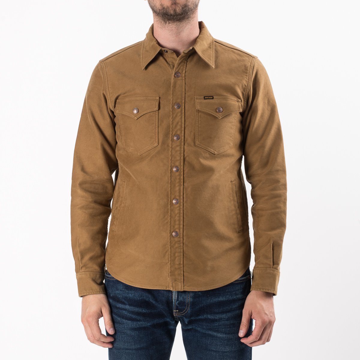 IHSH-216 | Heavy Moleskin CPO Shirt/Jacket Brown