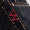 25oz Selvedge Denim Straight Cut Jeans - Indigo/Black