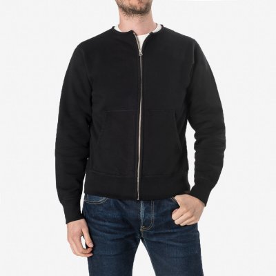 Black Ultra Heavy Zippered Sweater