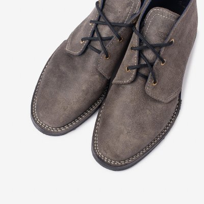 Iron Heart Int'l x Wesco® - Chukka Boot - Roughout Charcoal