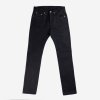 IH-555-xhsbb - 25oz Selvedge Denim Super Slim Jeans - Black/Black - Tag 34
