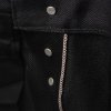 25oz Selvedge Denim Slim Straight Jeans - Black/Black