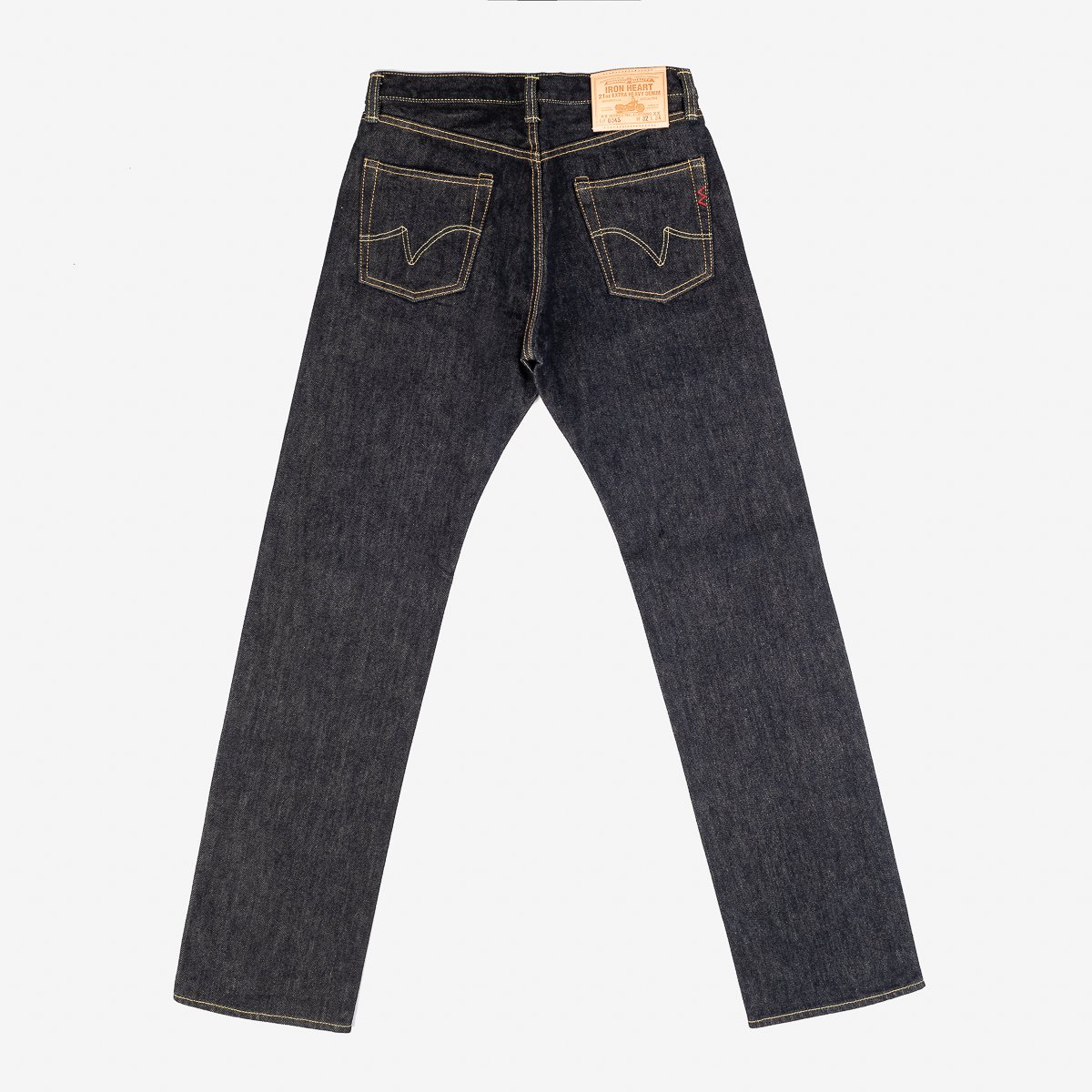 Resonate Amfibiekøretøjer Rynke panden Iron Heart 21oz Selvedge Denim Straight Cut Jeans - Indigo