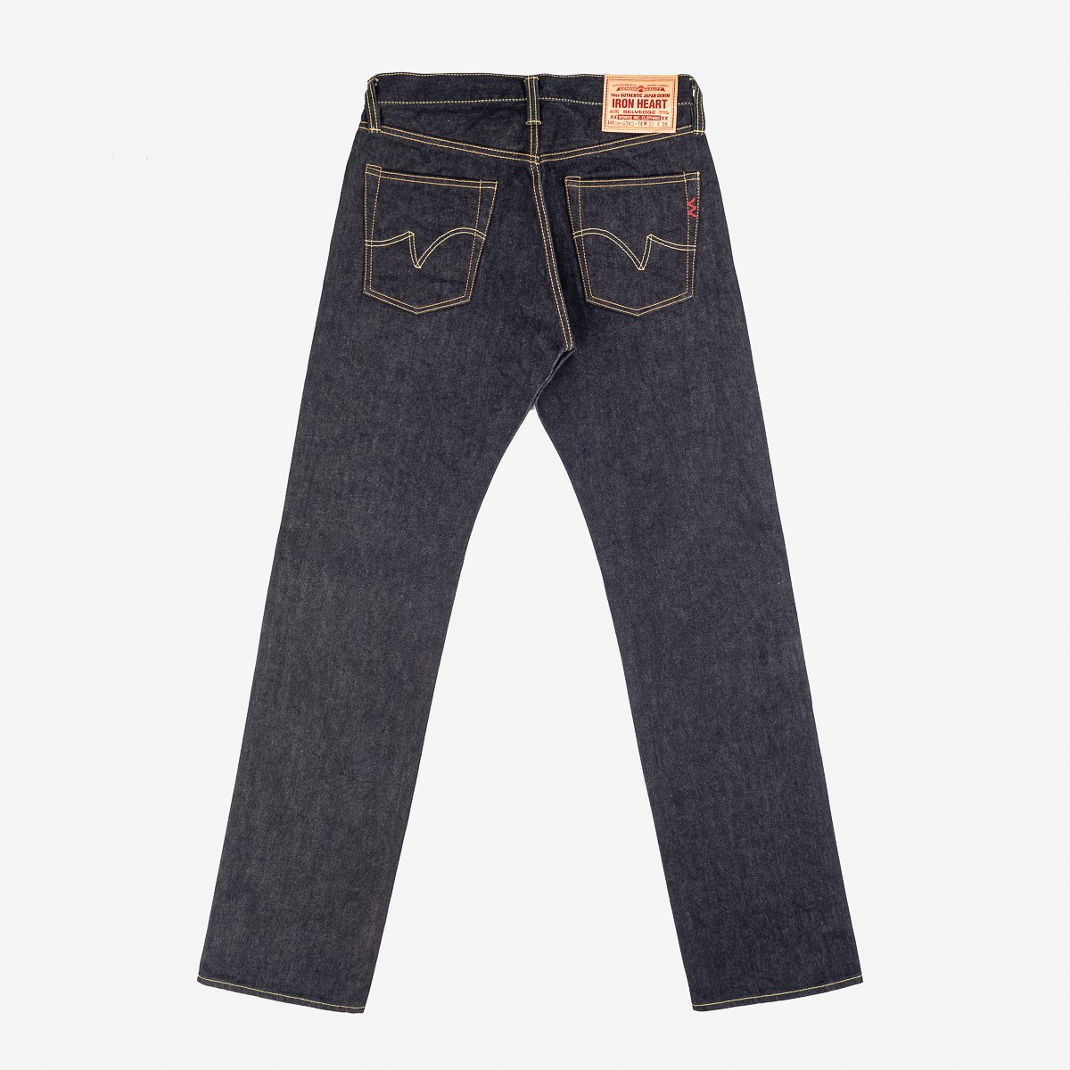 14oz Selvedge Denim Straight Cut Jeans - Indigo