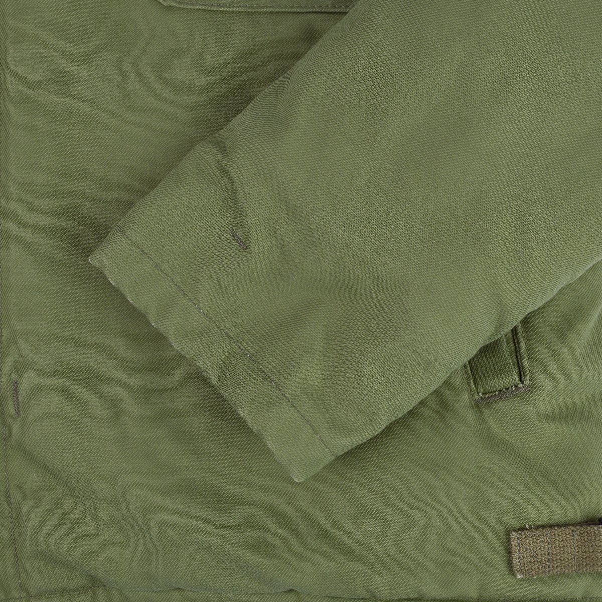 Military Serge A2 Deck Jacket - Olive